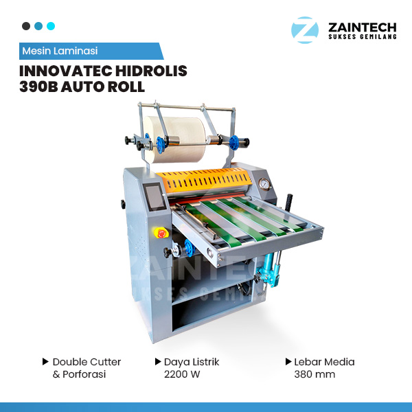 Serupa Mesin Laminasi INNOVATEC Hidrolis Auto Roll 390B